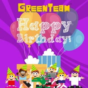 banner aniversário greenteam